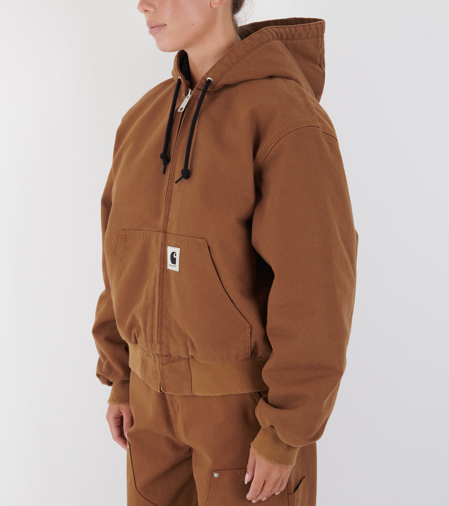 W OG Active Jacket WIP H Brown Rinsed