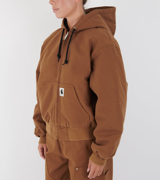 W OG Active Jacket WIP H Brown Rinsed