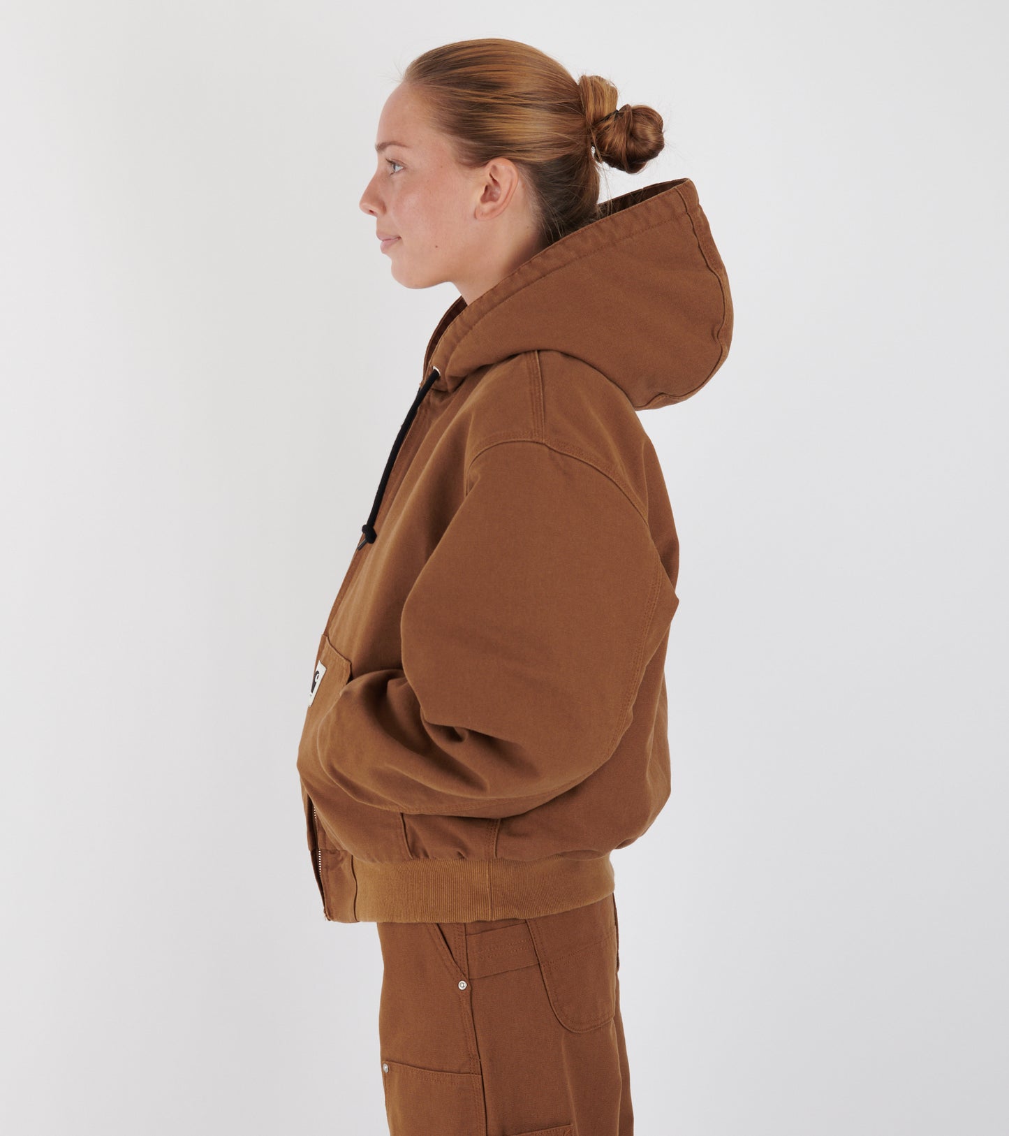 W OG Active Jacket WIP H Brown Rinsed