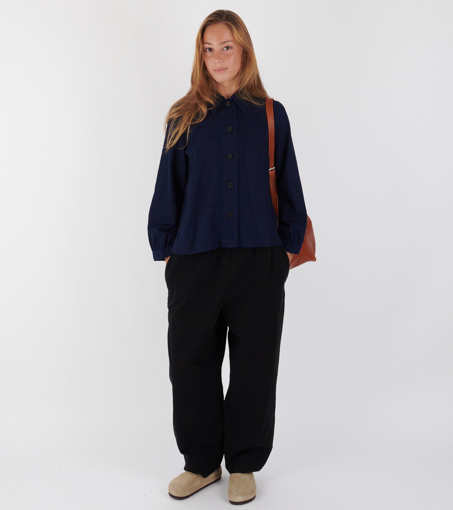 Baya Cotton Twill Shirt Indigo