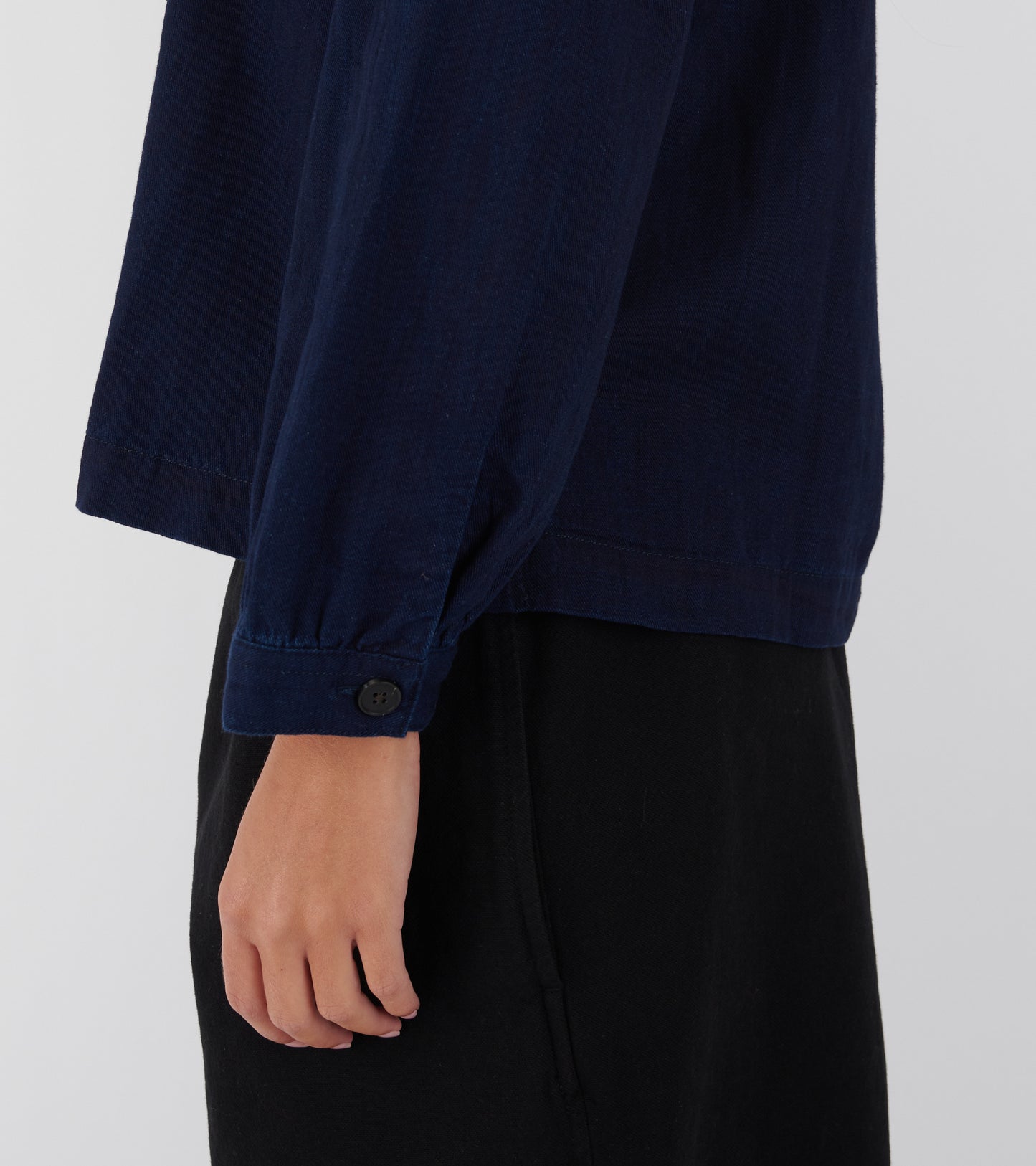 Baya Cotton Twill Shirt Indigo
