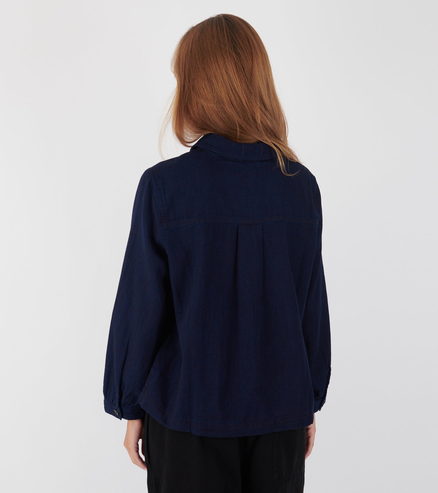 Baya Cotton Twill Shirt Indigo