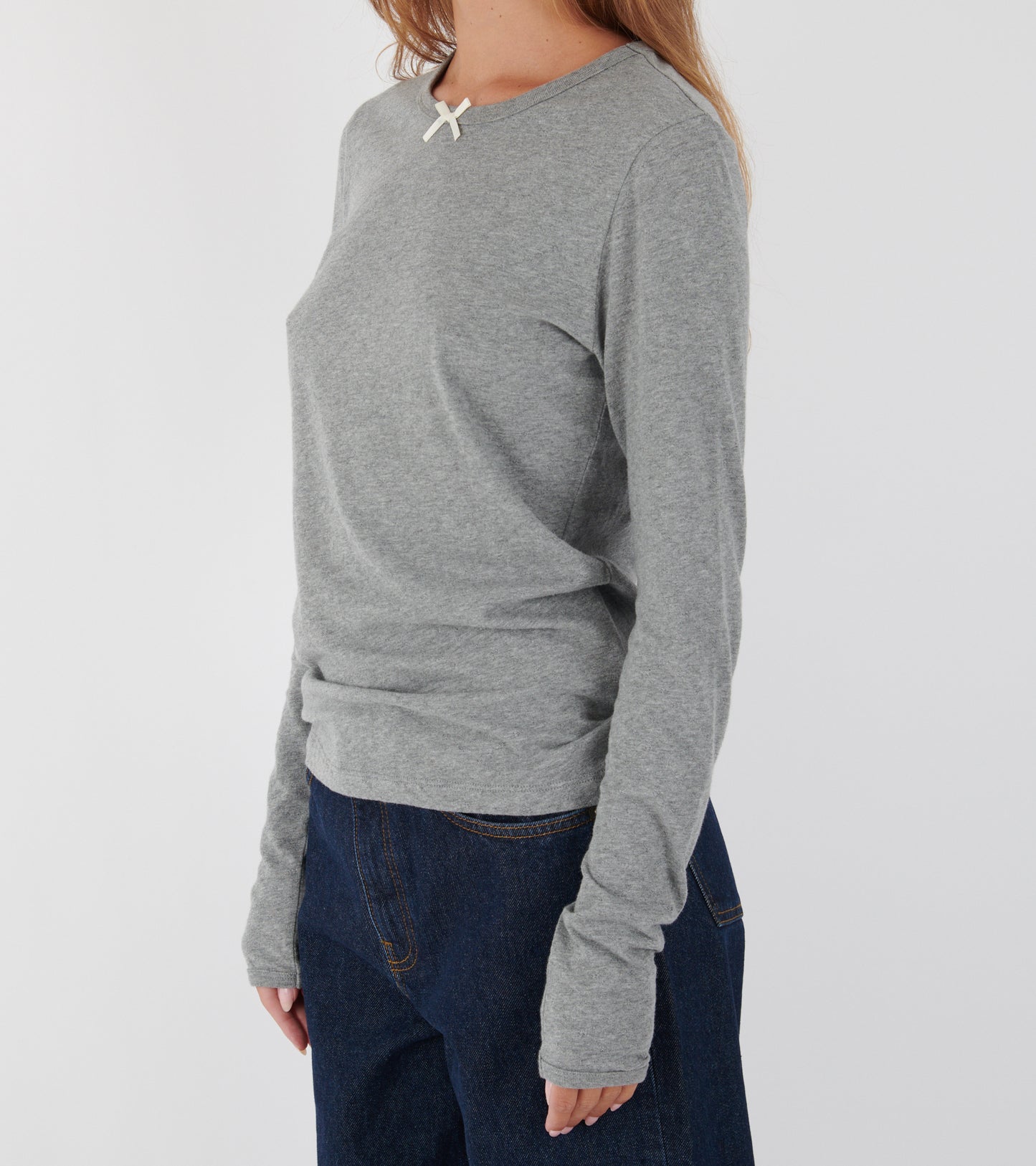 Messhu Long Sleeve Grey Melange