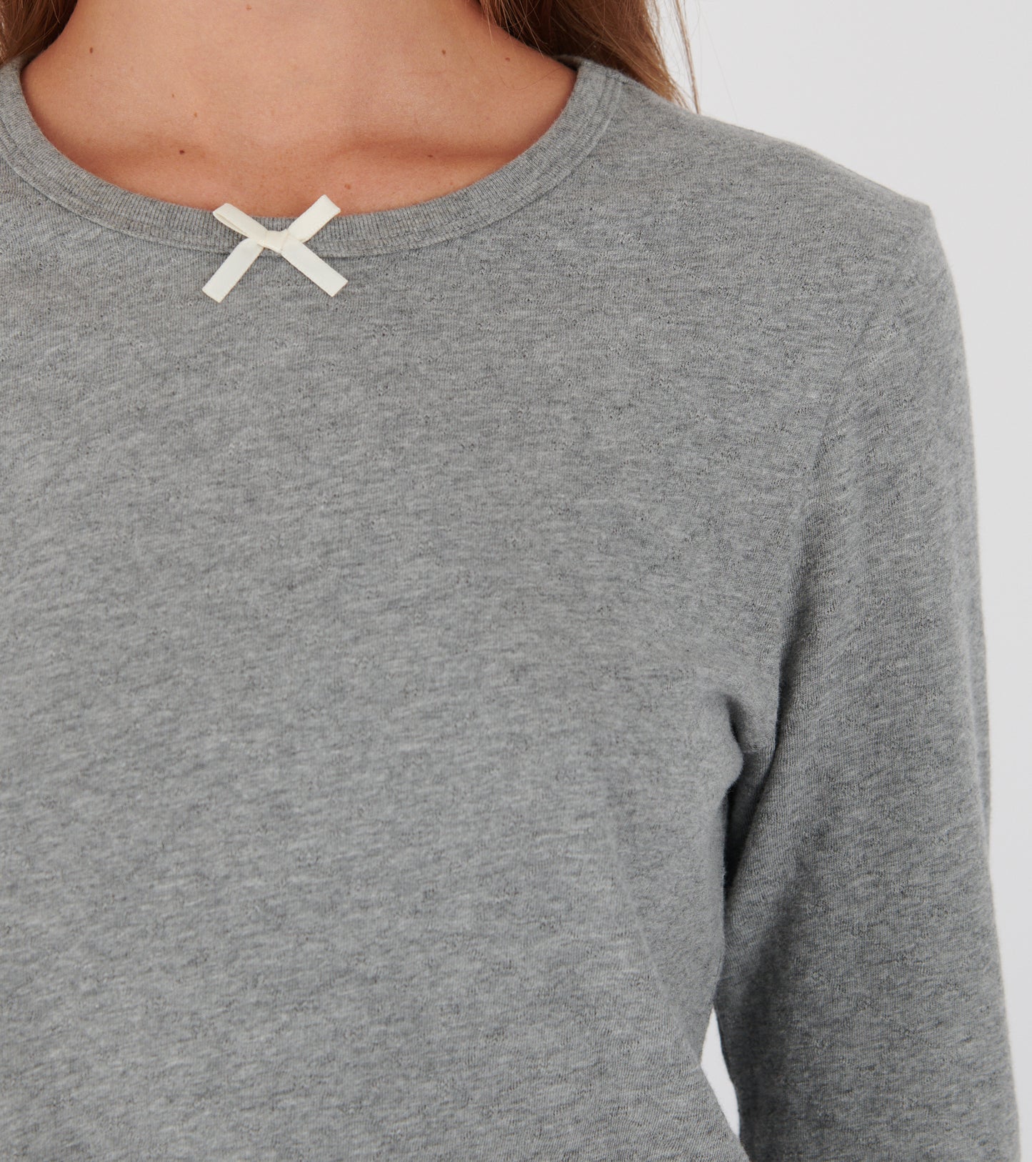 Messhu Long Sleeve Grey Melange