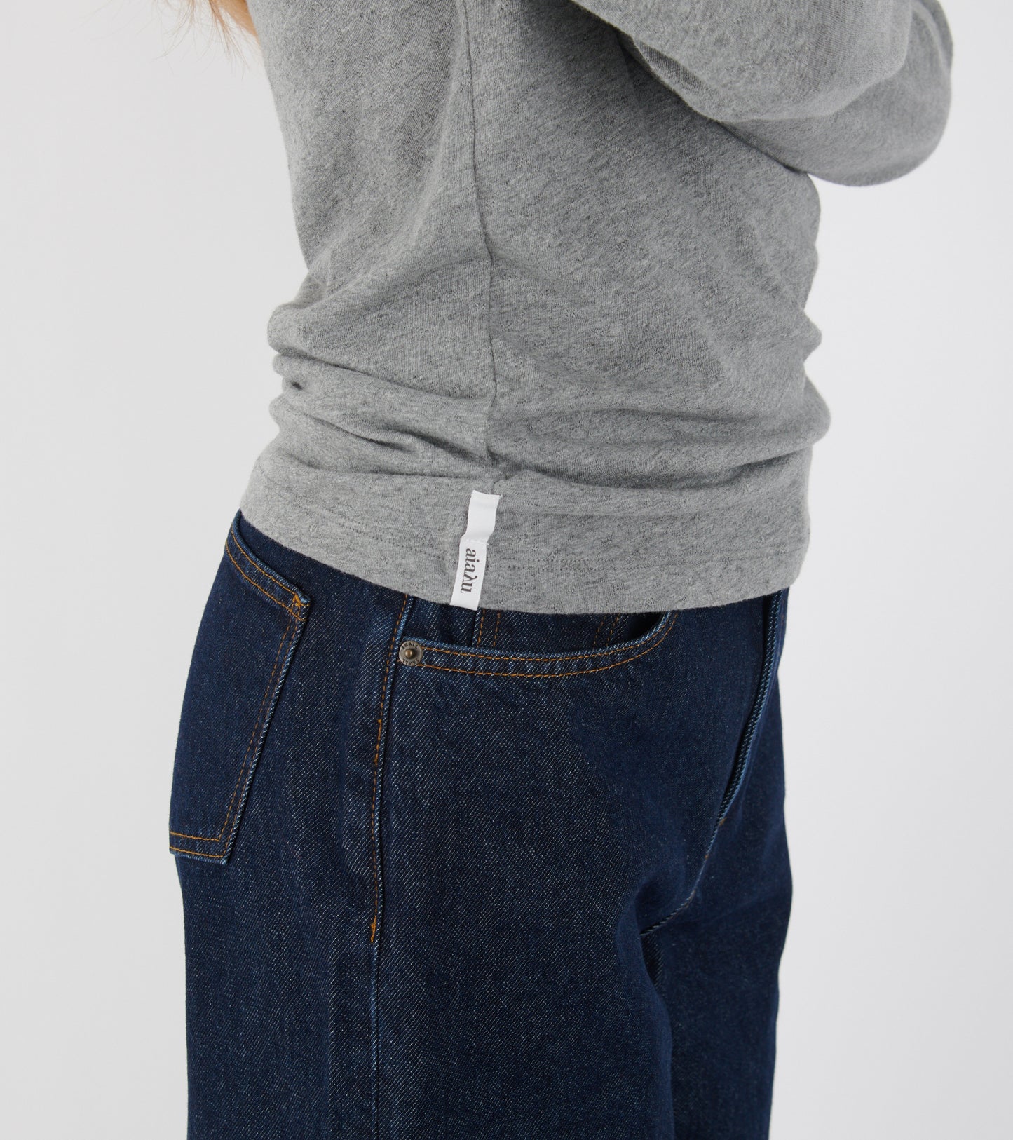 Messhu Long Sleeve Grey Melange