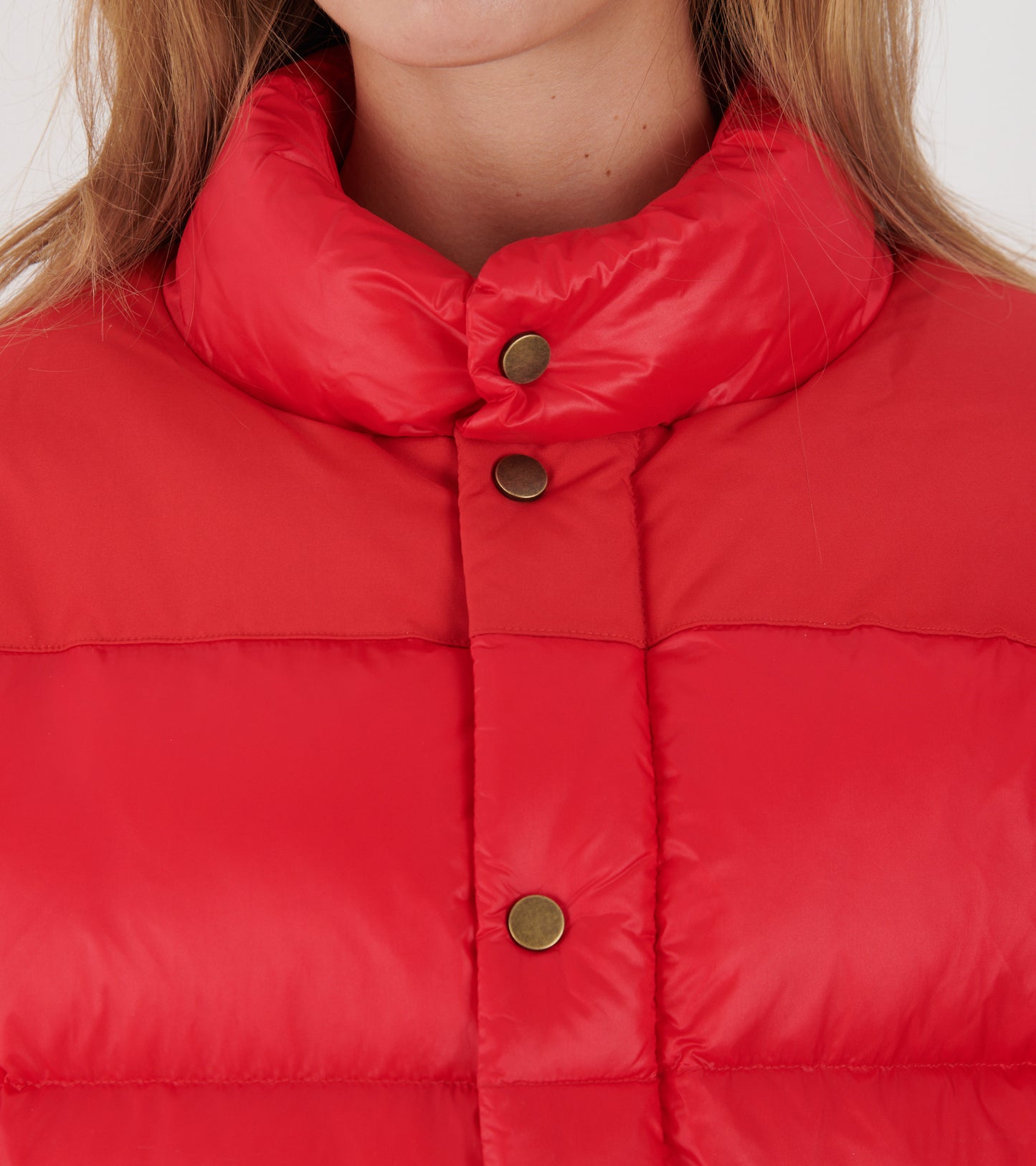 Puffer Nylon Feather Red