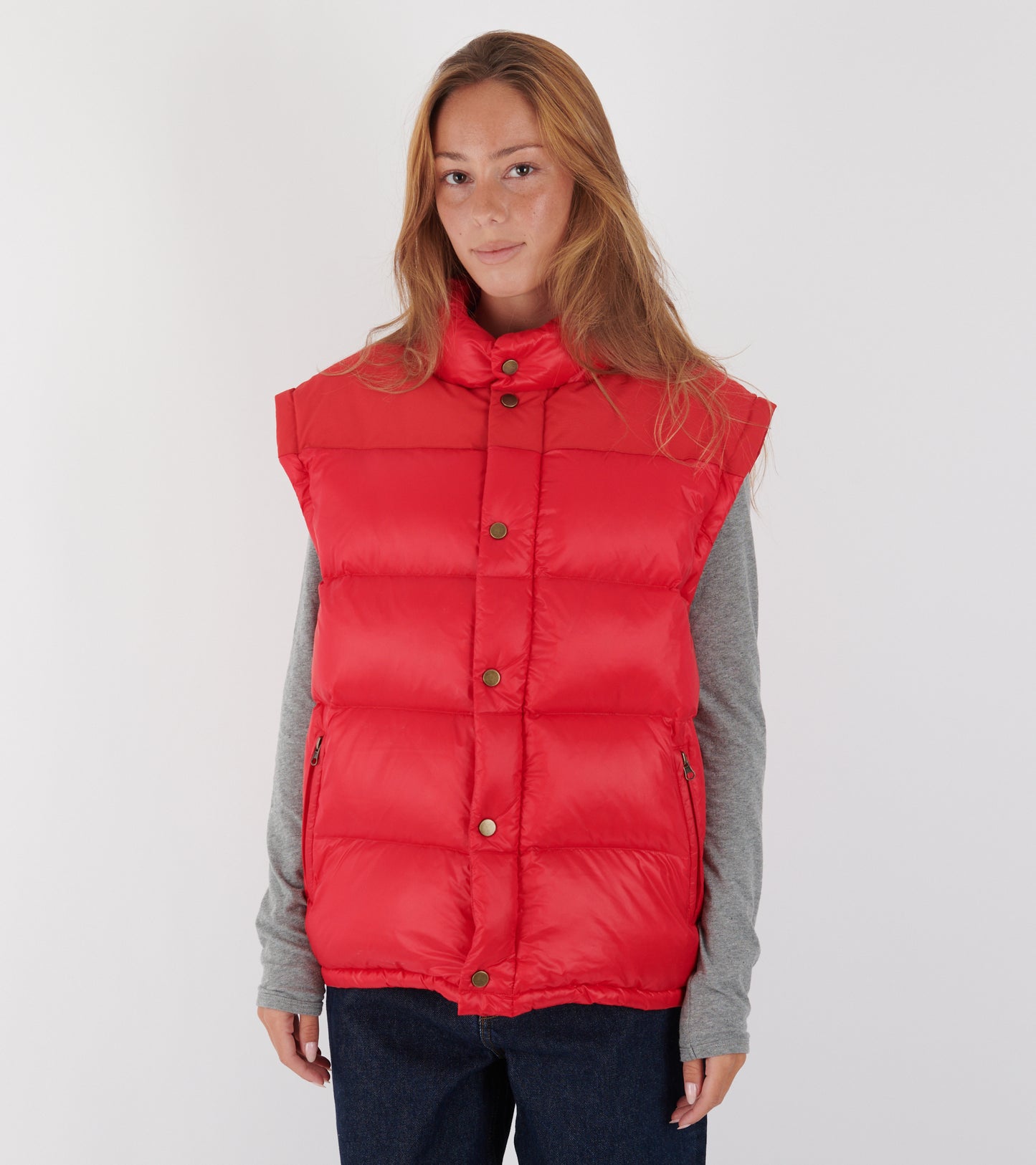 Puffer Nylon Feather Red
