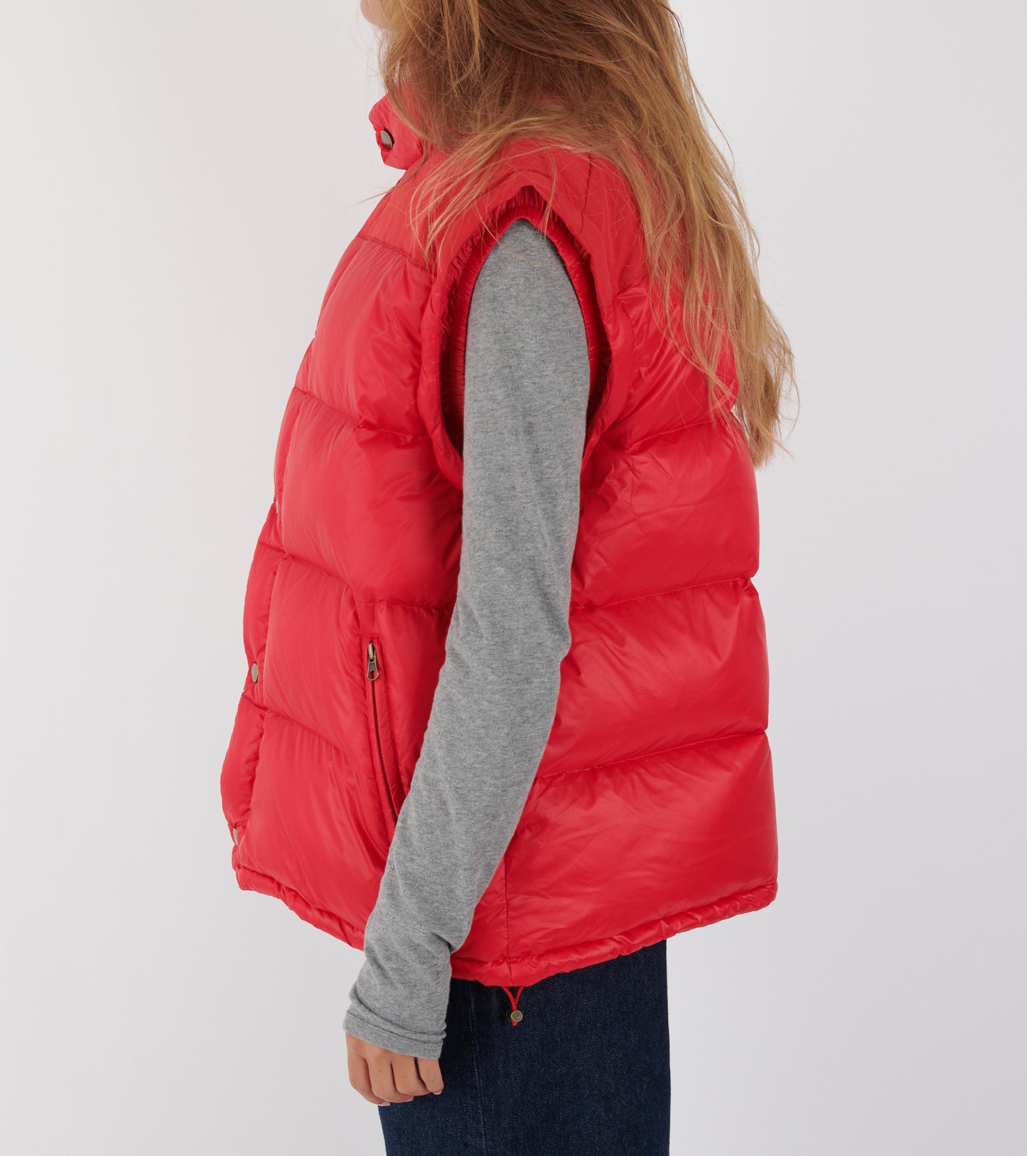 Puffer Nylon Feather Red