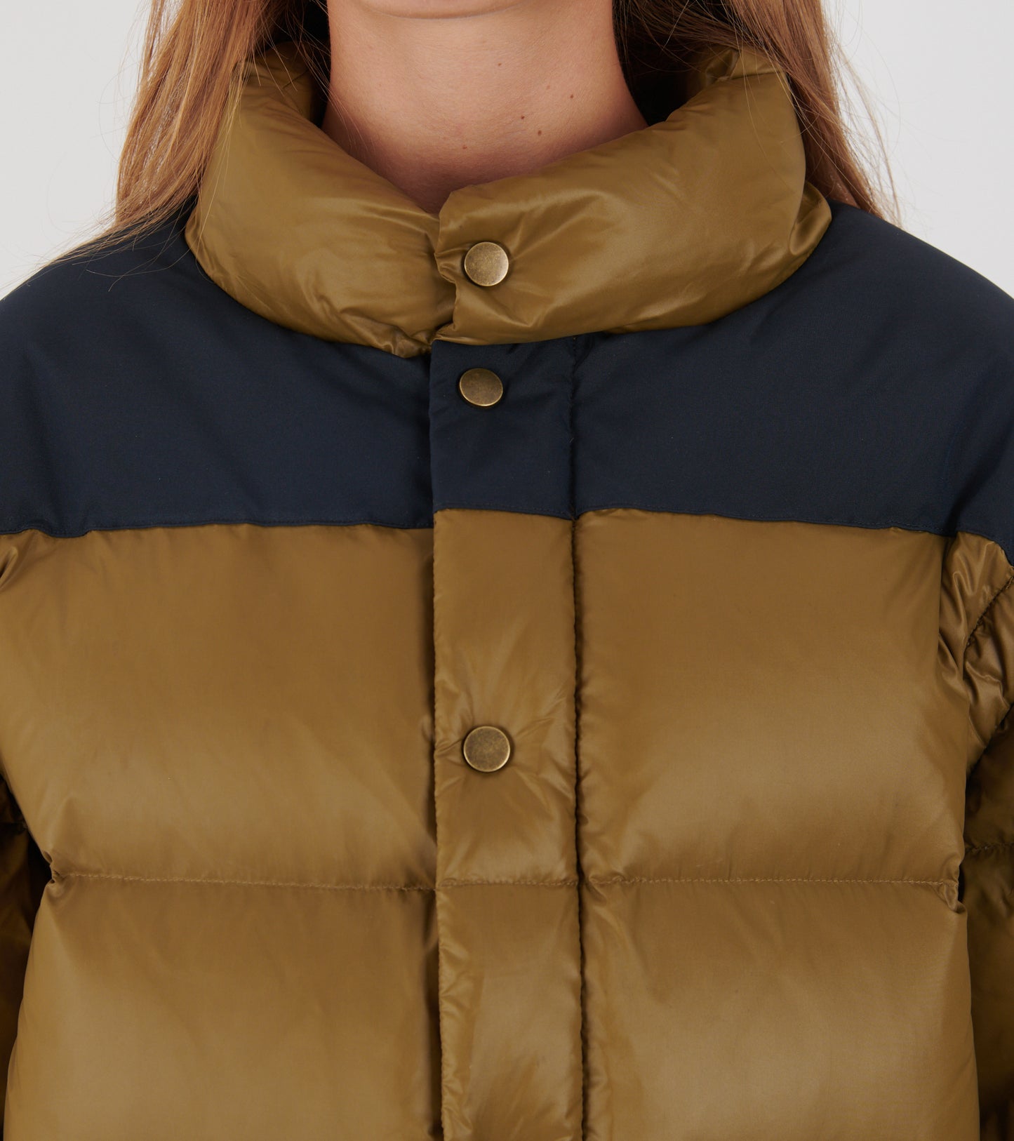 Puffer Nylon Feather Olive/Navy
