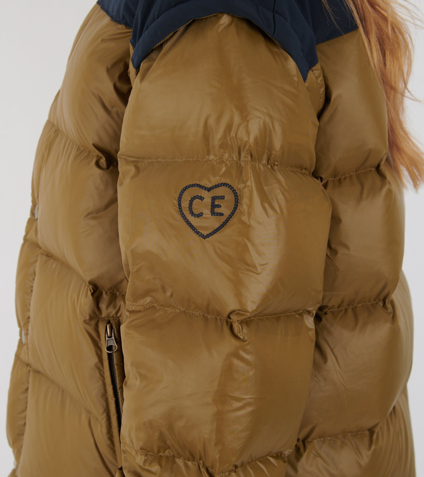 Puffer Nylon Feather Olive/Navy