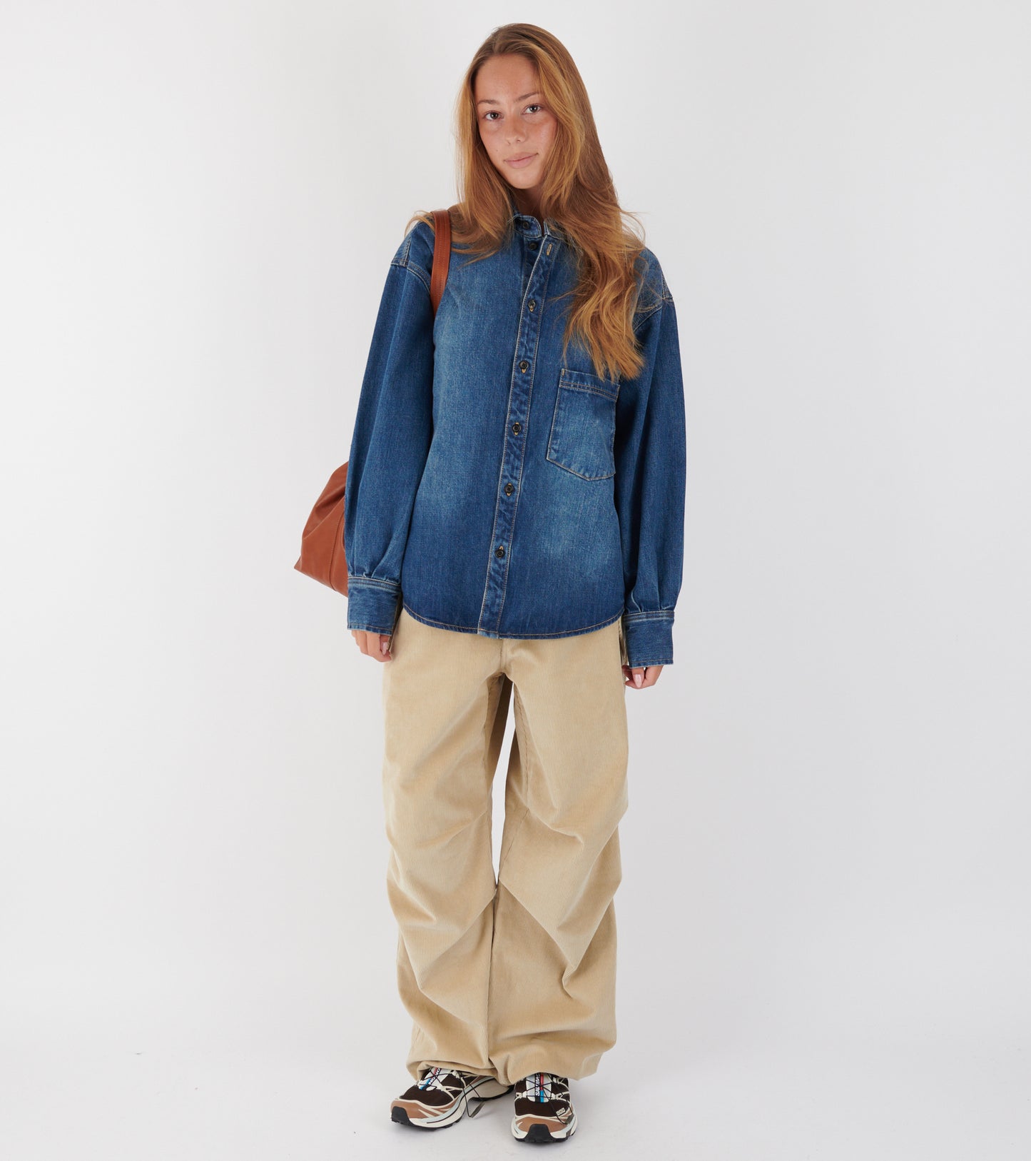 Casy Shirt Denim Worn Blue