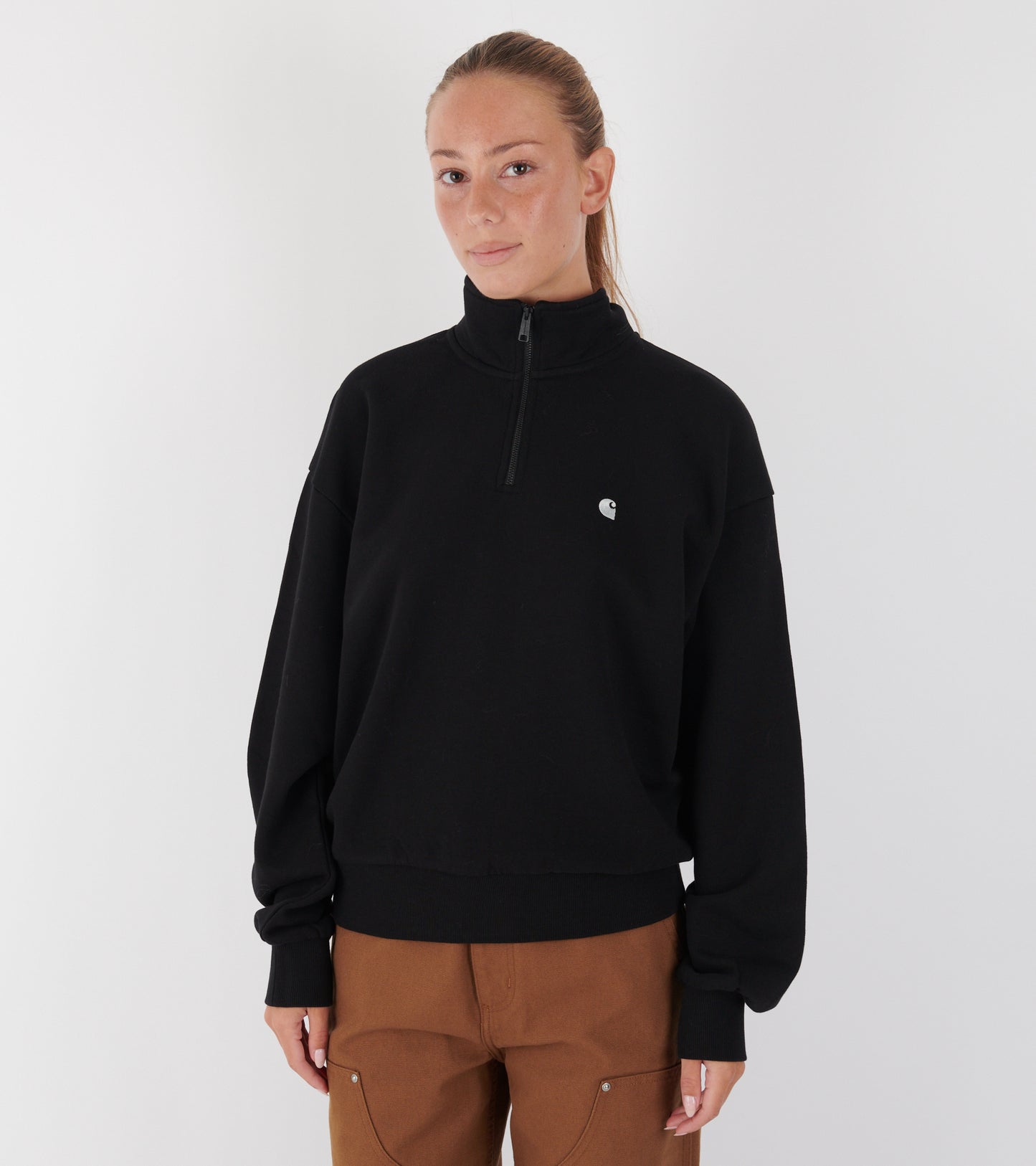 W Casey High Neck Black/Silver