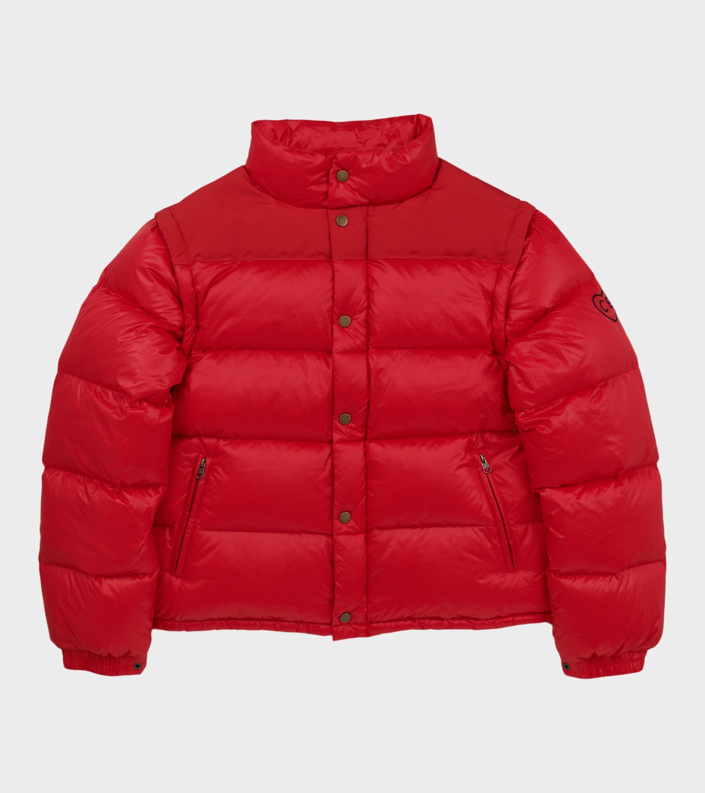 Puffer Nylon Feather Red