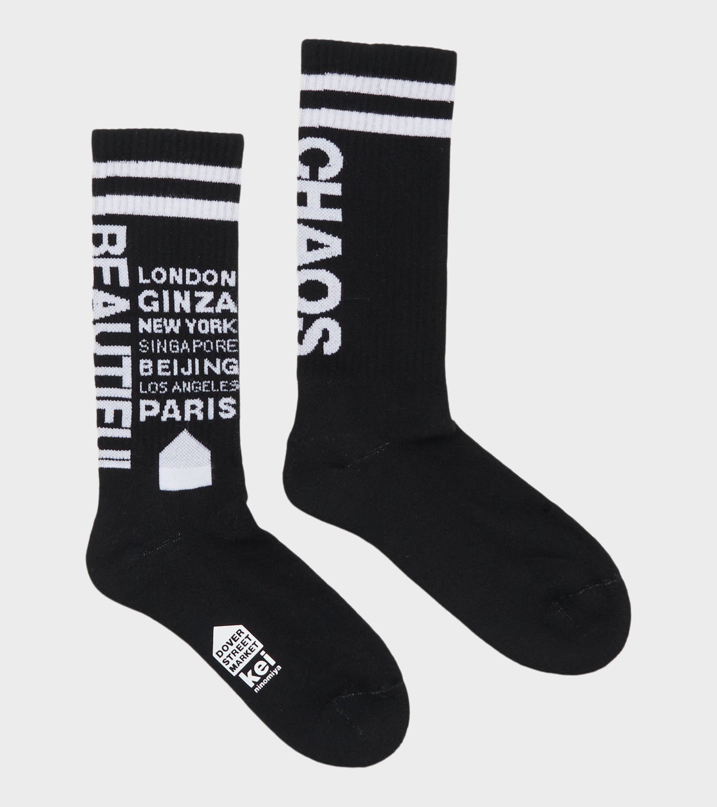 DSM Socks Black/White