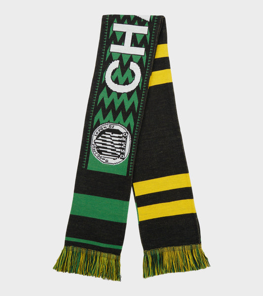 Chaos Football Scarf Black/Green/Yellow/White