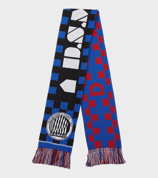 D.S.M.F.C Football Scarf Blue/Red/Black/White