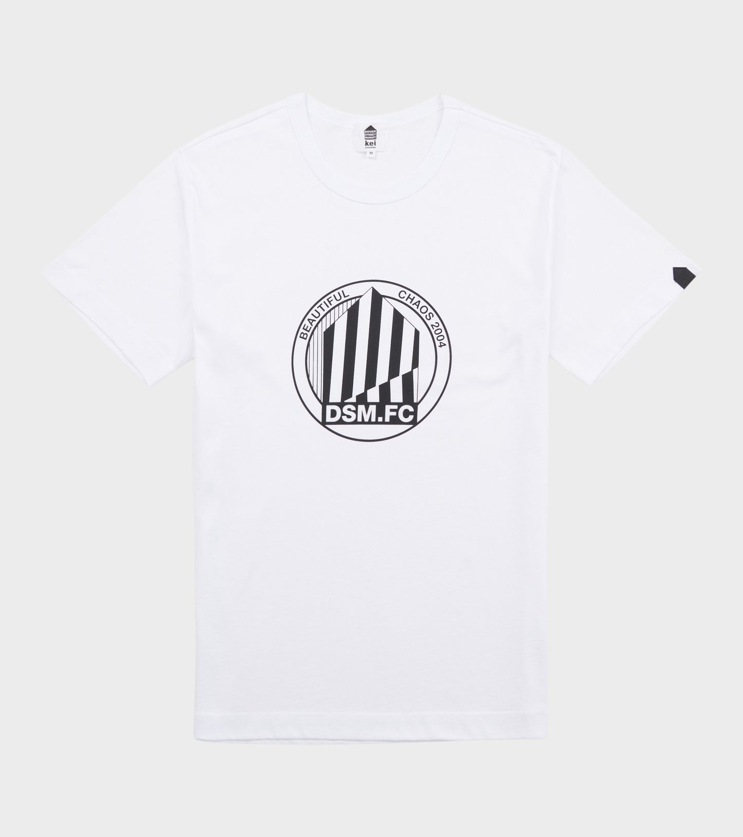 Large Emblem Print T-shirt White