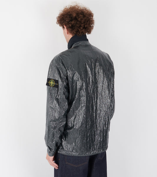 Nylon Lucido Overshirt Dark Green