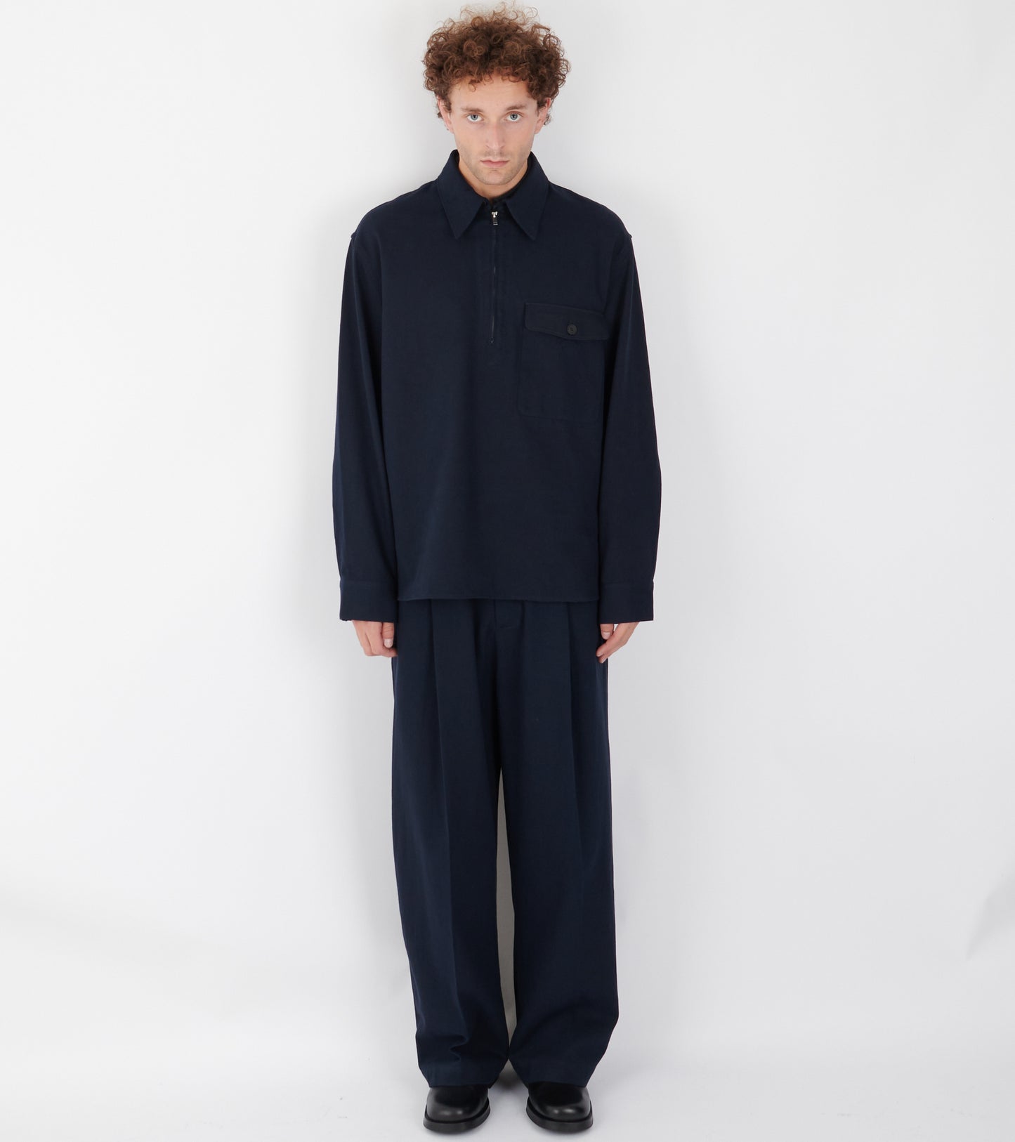 Oscil Shirt Slub Twill Indigo