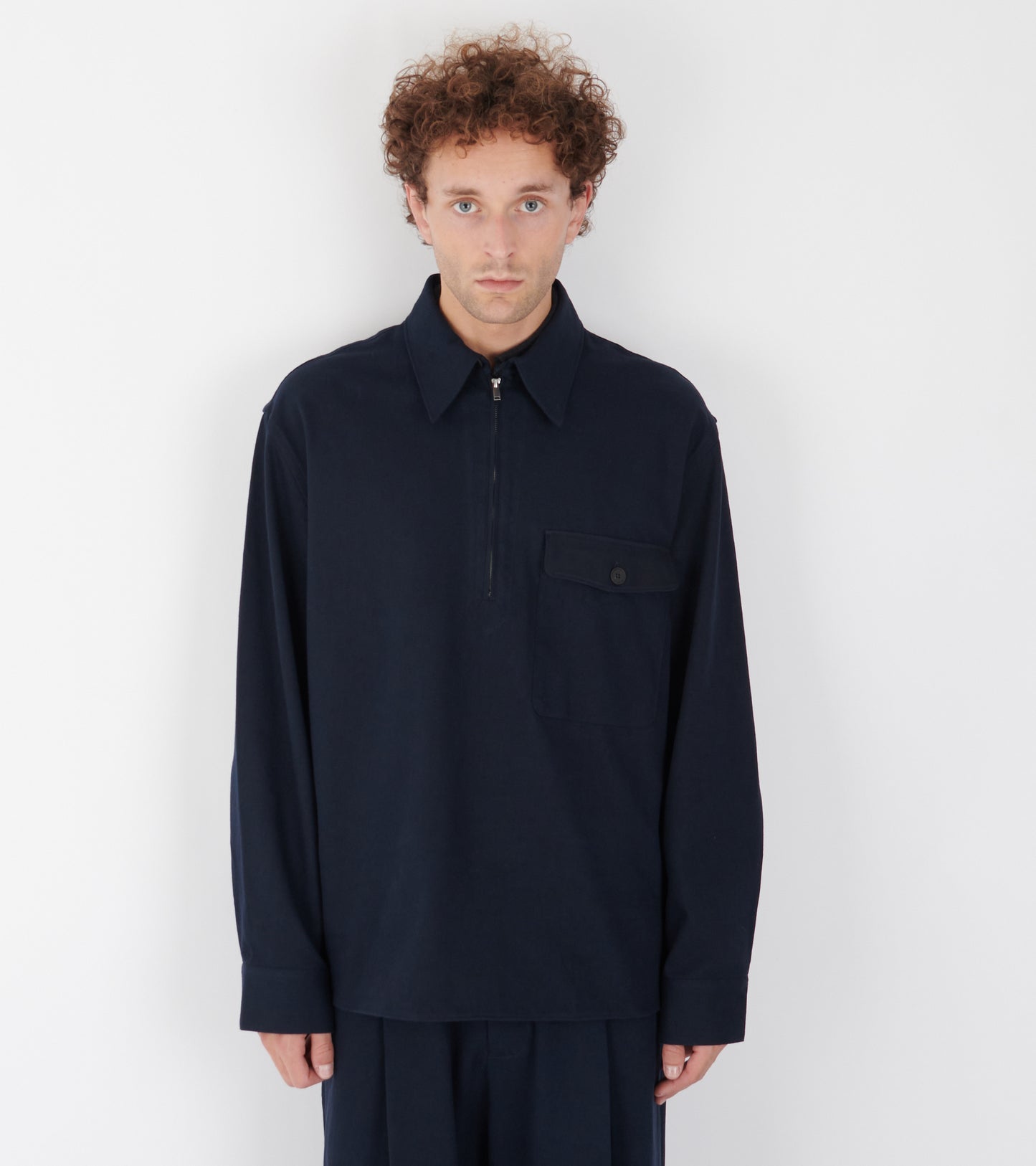 Oscil Shirt Slub Twill Indigo