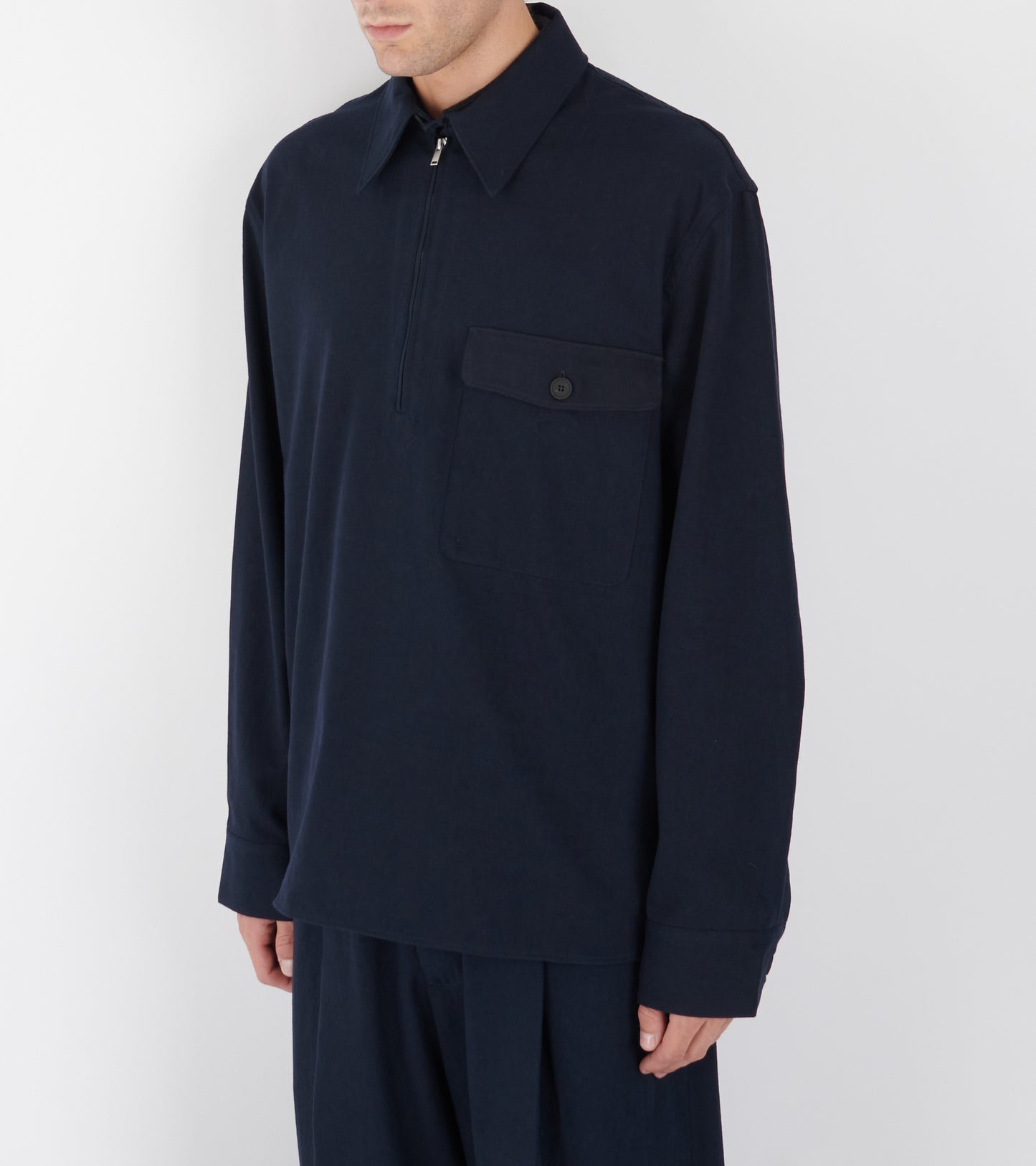 Oscil Shirt Slub Twill Indigo