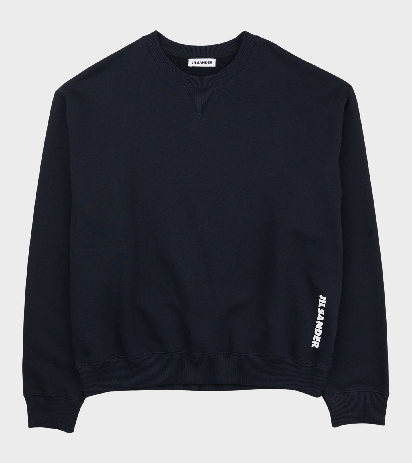 Light Soft Brushed Cotton Terry Sweatshirt Navy