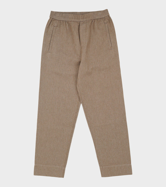 Coco Pant Twill Smokey Brown Melange