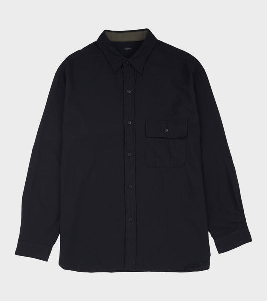 Wool Shirt Navy