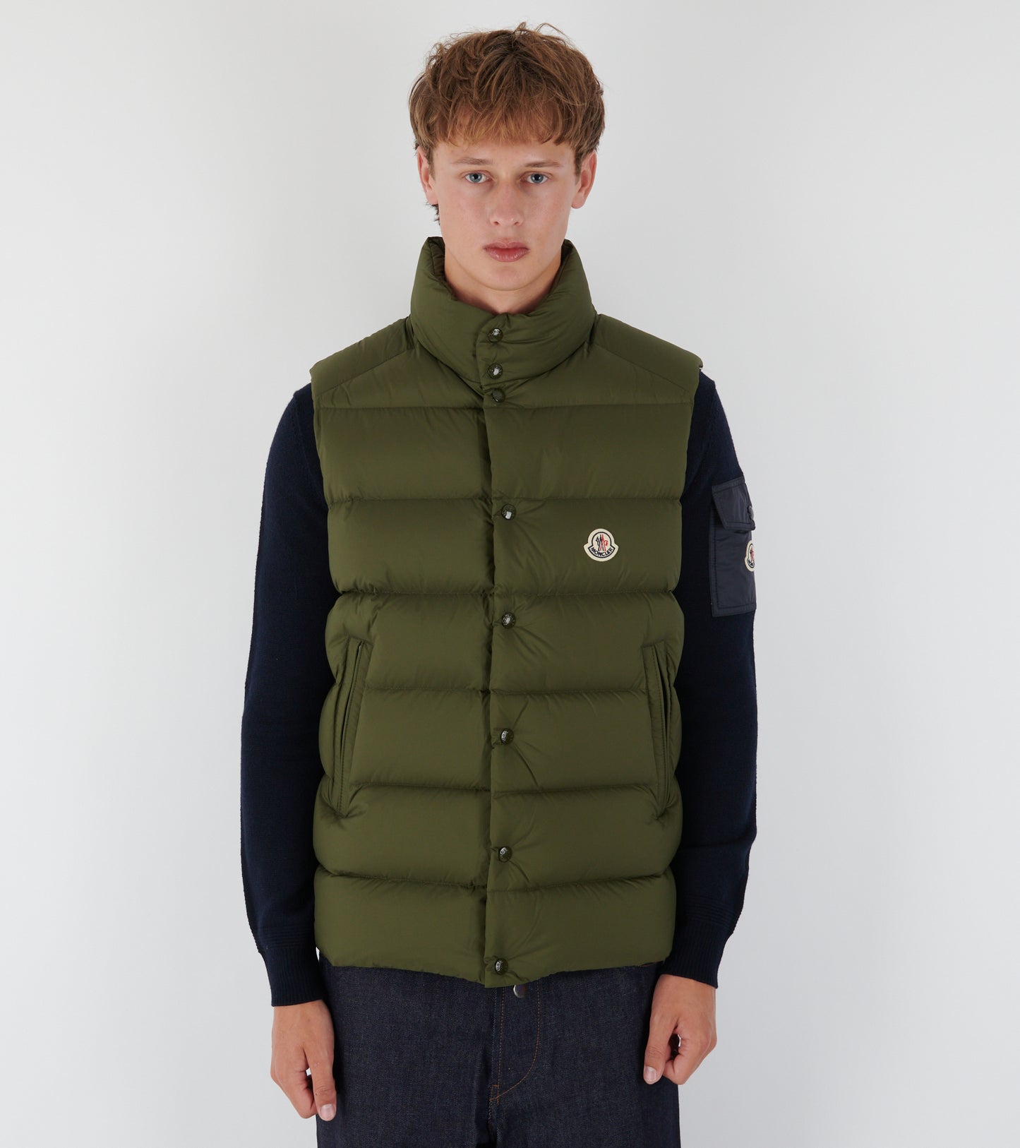 Tibb Down Vest Olive Green