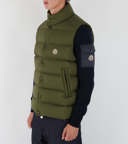 Tibb Down Vest Olive Green