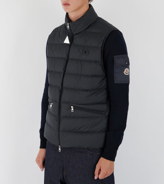 Treompan Down Vest Black