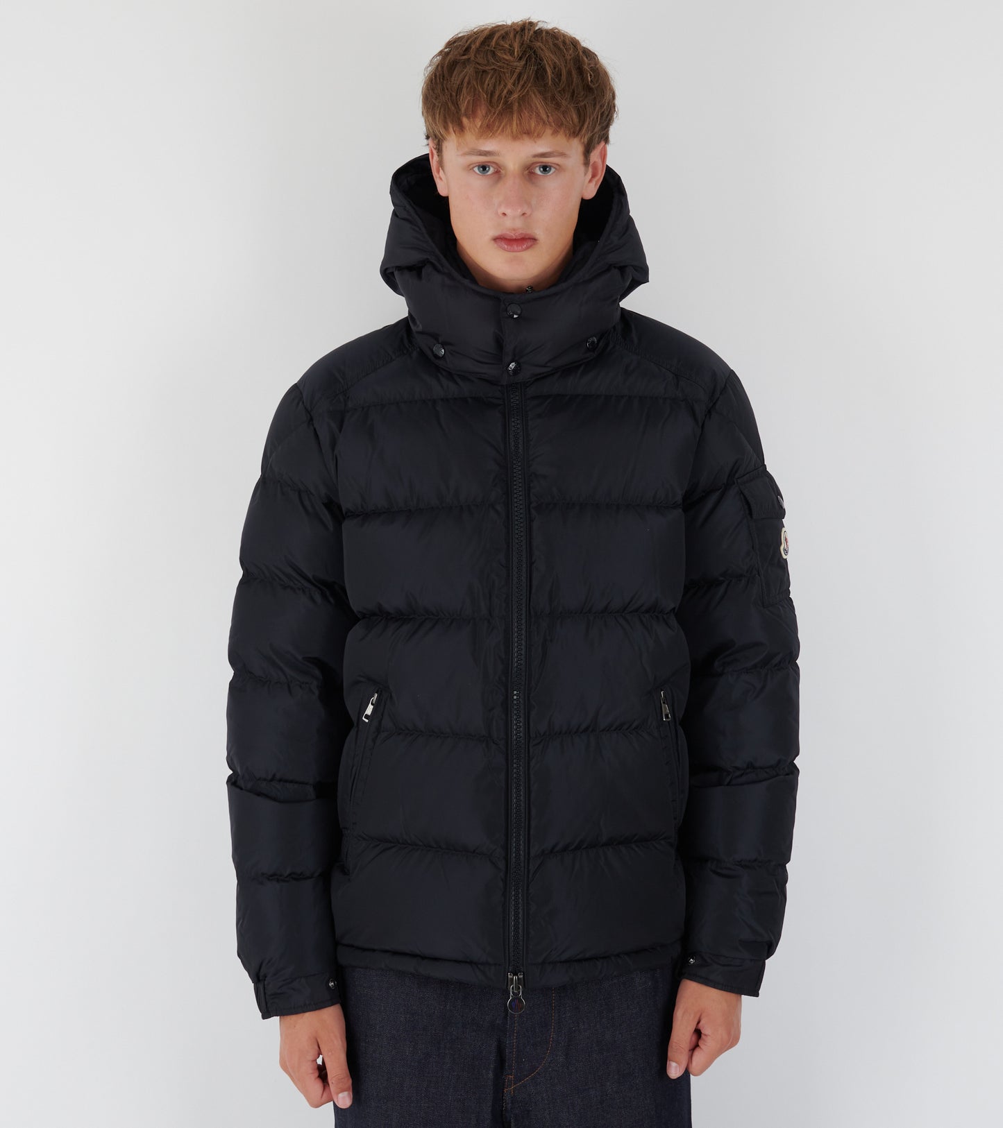 Moncler Maya Matte Down Jacket Navy Blue