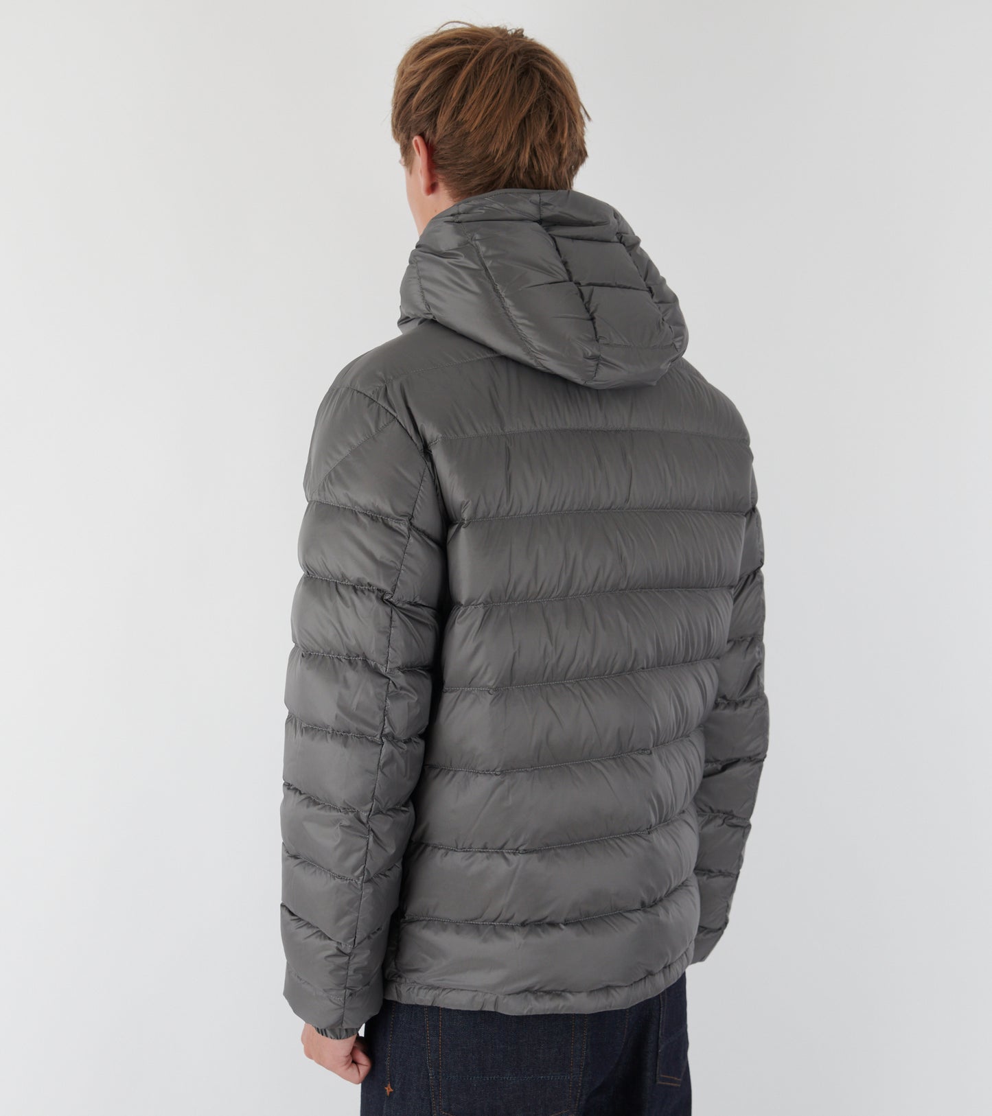 Verith Hooded Down Jacket Grey