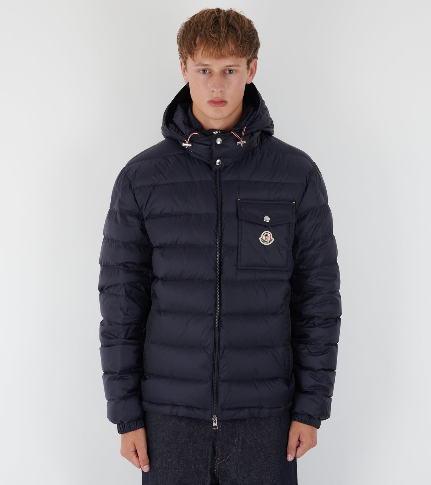 Verith Hooded Down Jacket Dark Blue