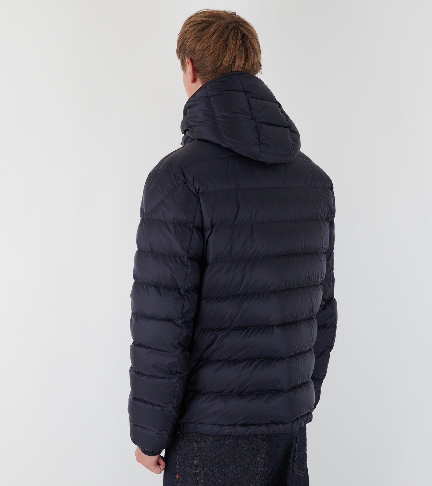 Verith Hooded Down Jacket Dark Blue
