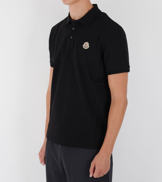 S/S Logo Patch Polo Black