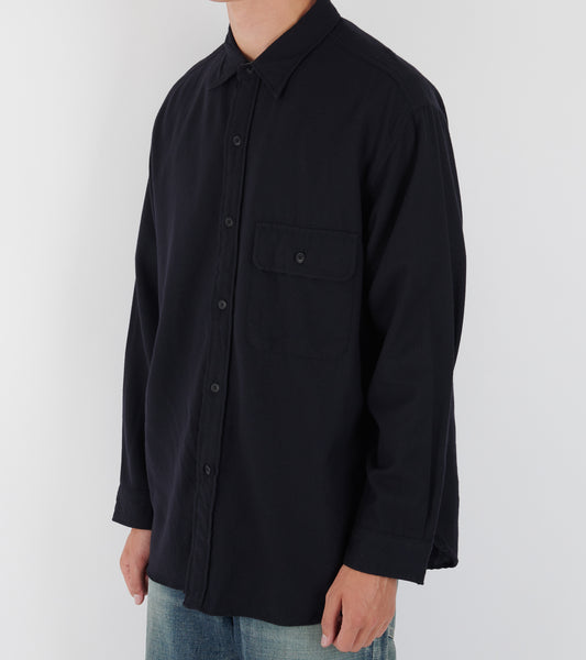 Wool Shirt Navy