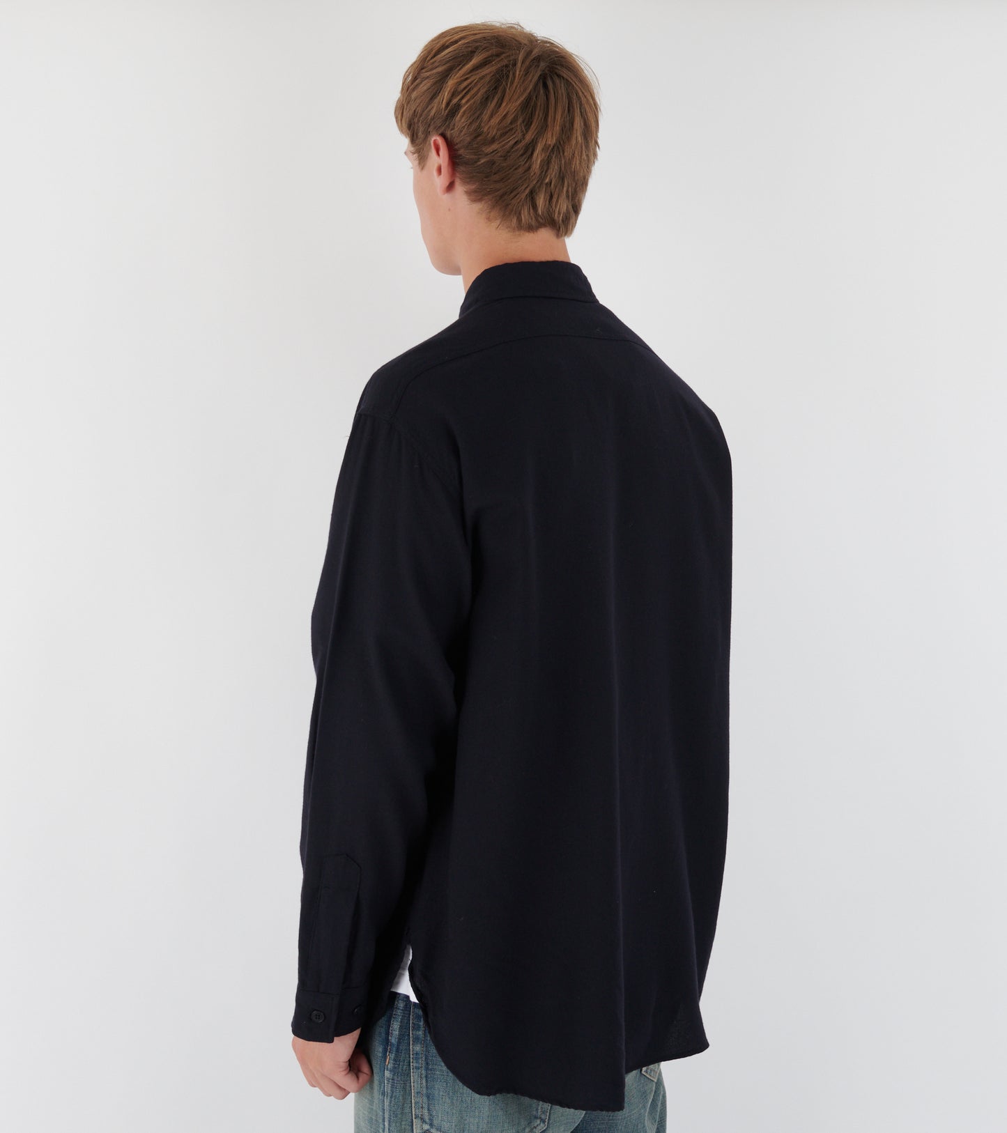 Wool Shirt Navy