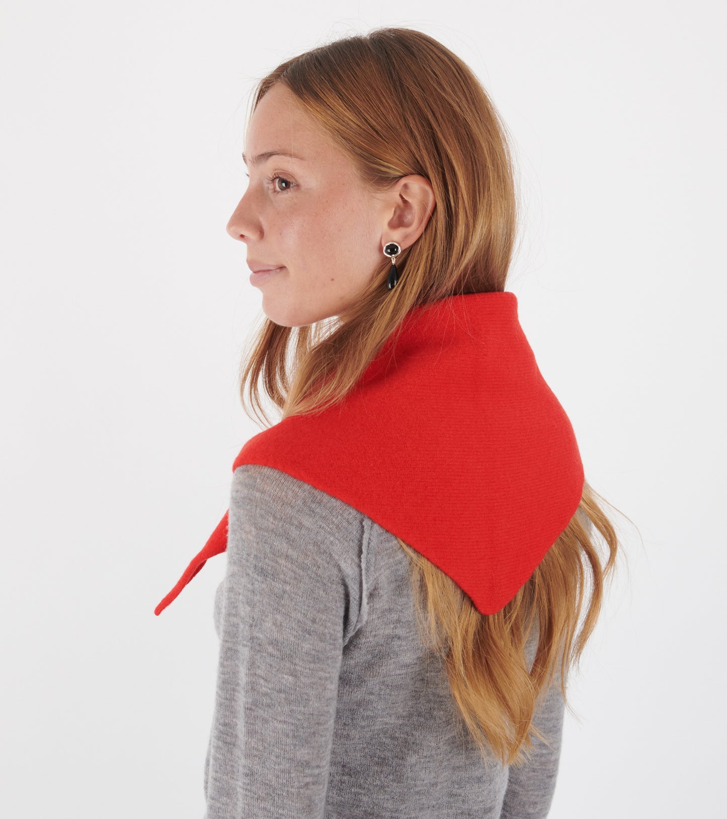 Plain Triangle Neckerchief Poppy