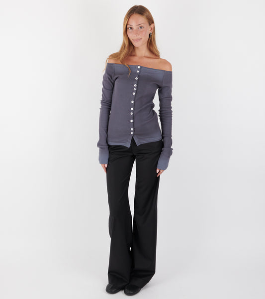 Matilda Cardigan Dusty Blue