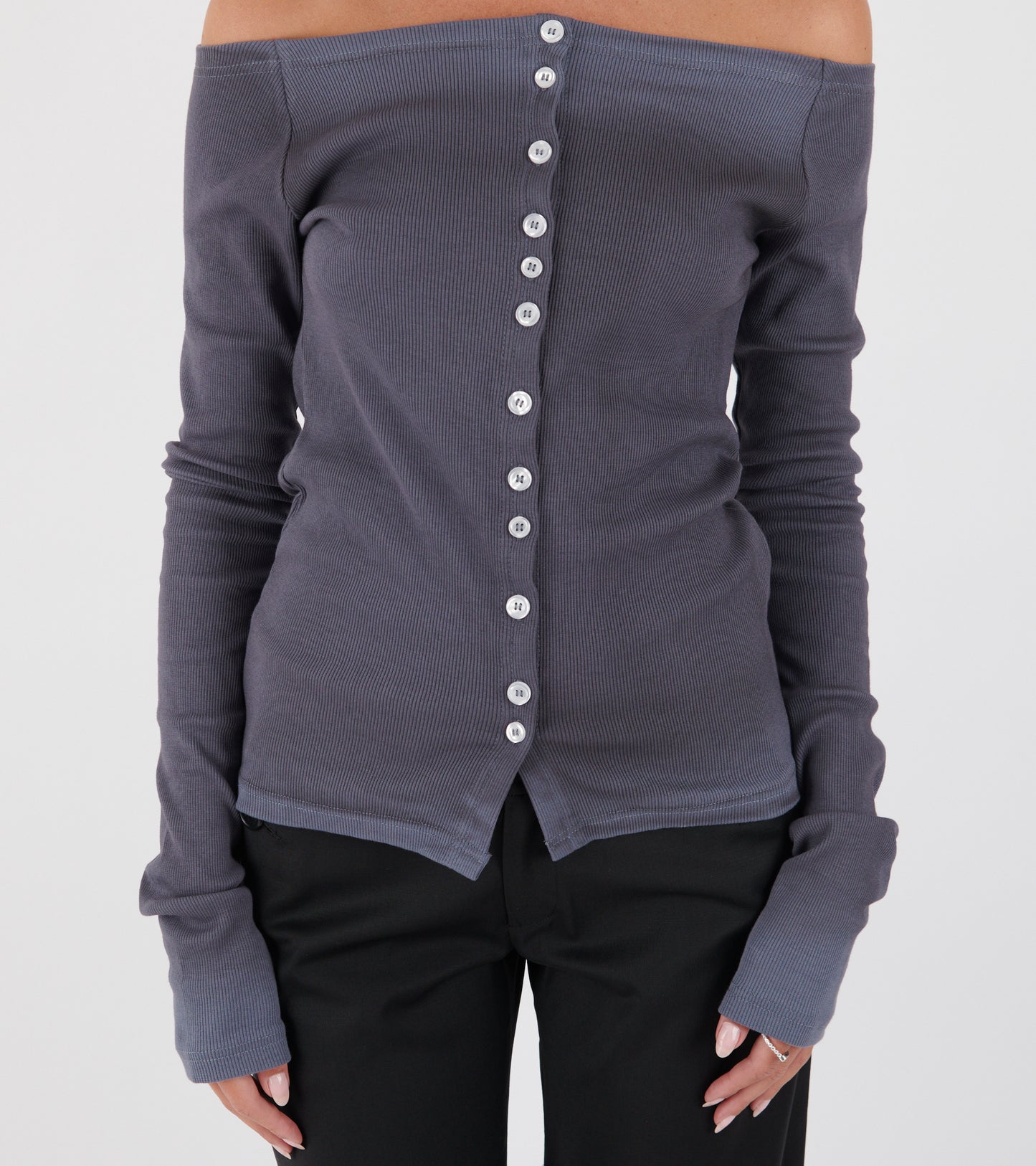 Matilda Cardigan Dusty Blue