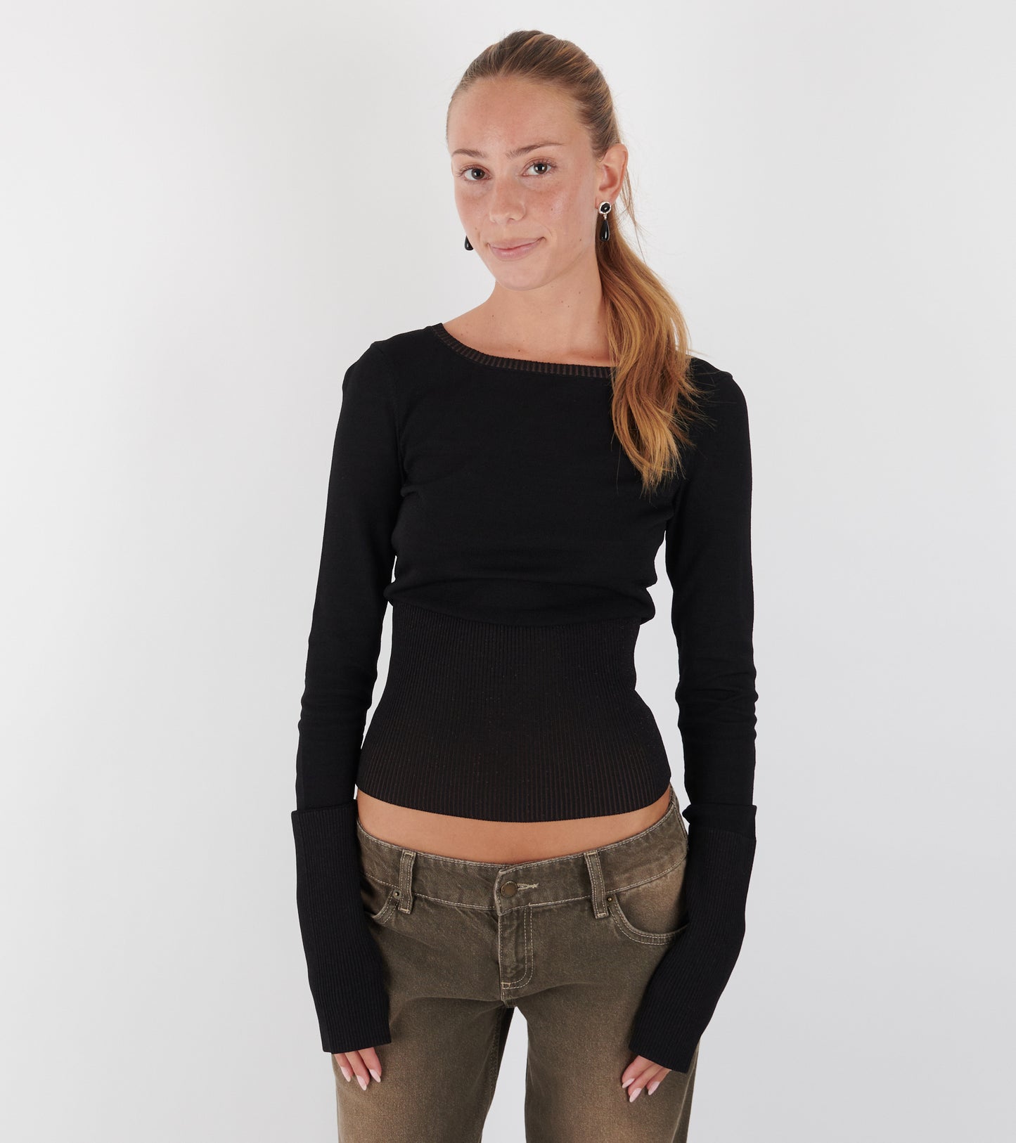 Gardenia Blouse Dark Brown