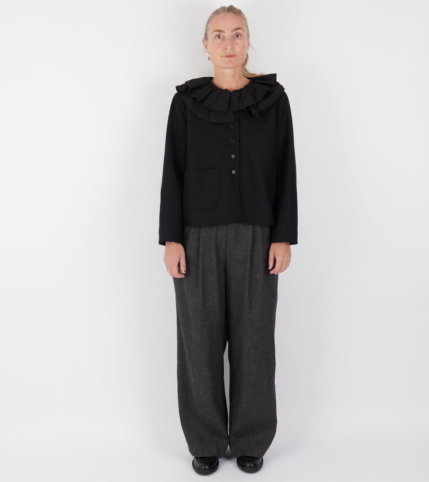 British Wool Rowan Jacket Black