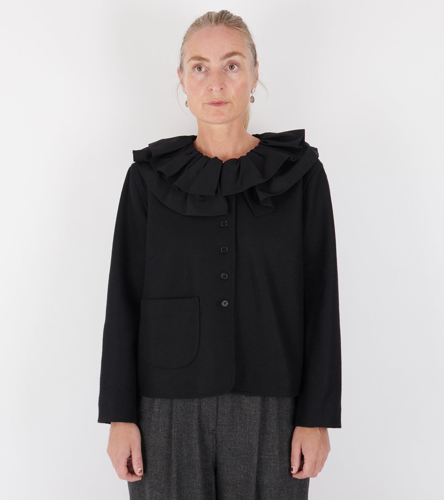 British Wool Rowan Jacket Black