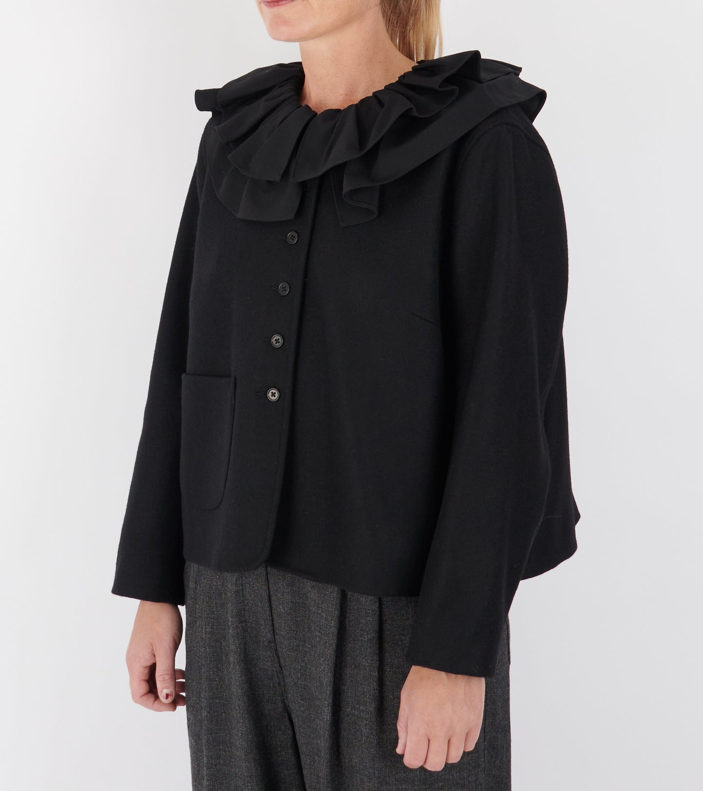 British Wool Rowan Jacket Black
