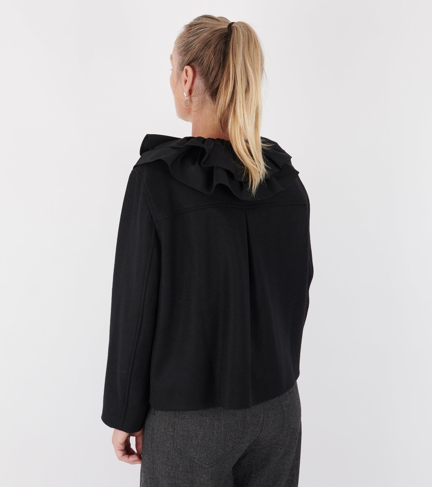 British Wool Rowan Jacket Black