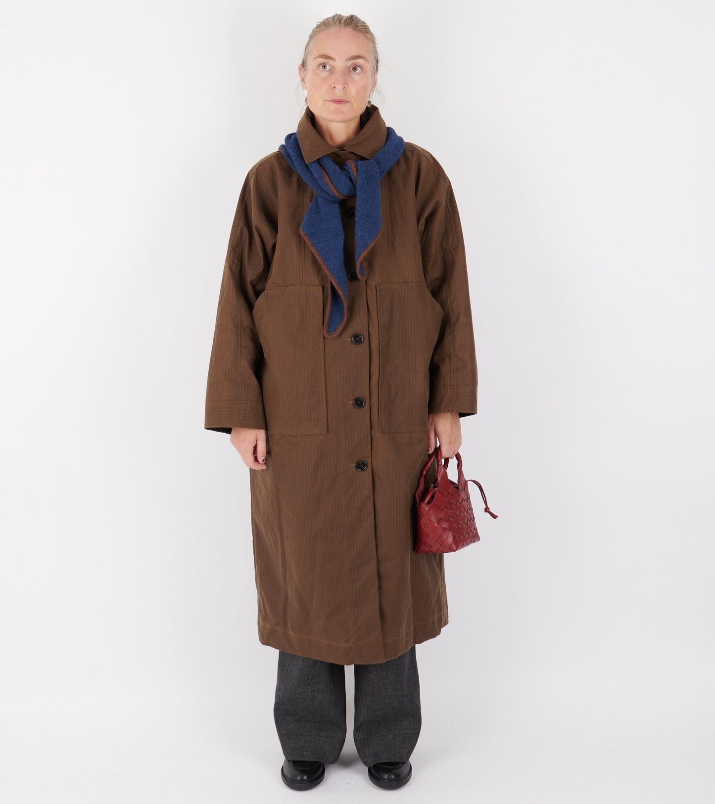 Jay Coat Oilskin Ripstop Silkwax Bark