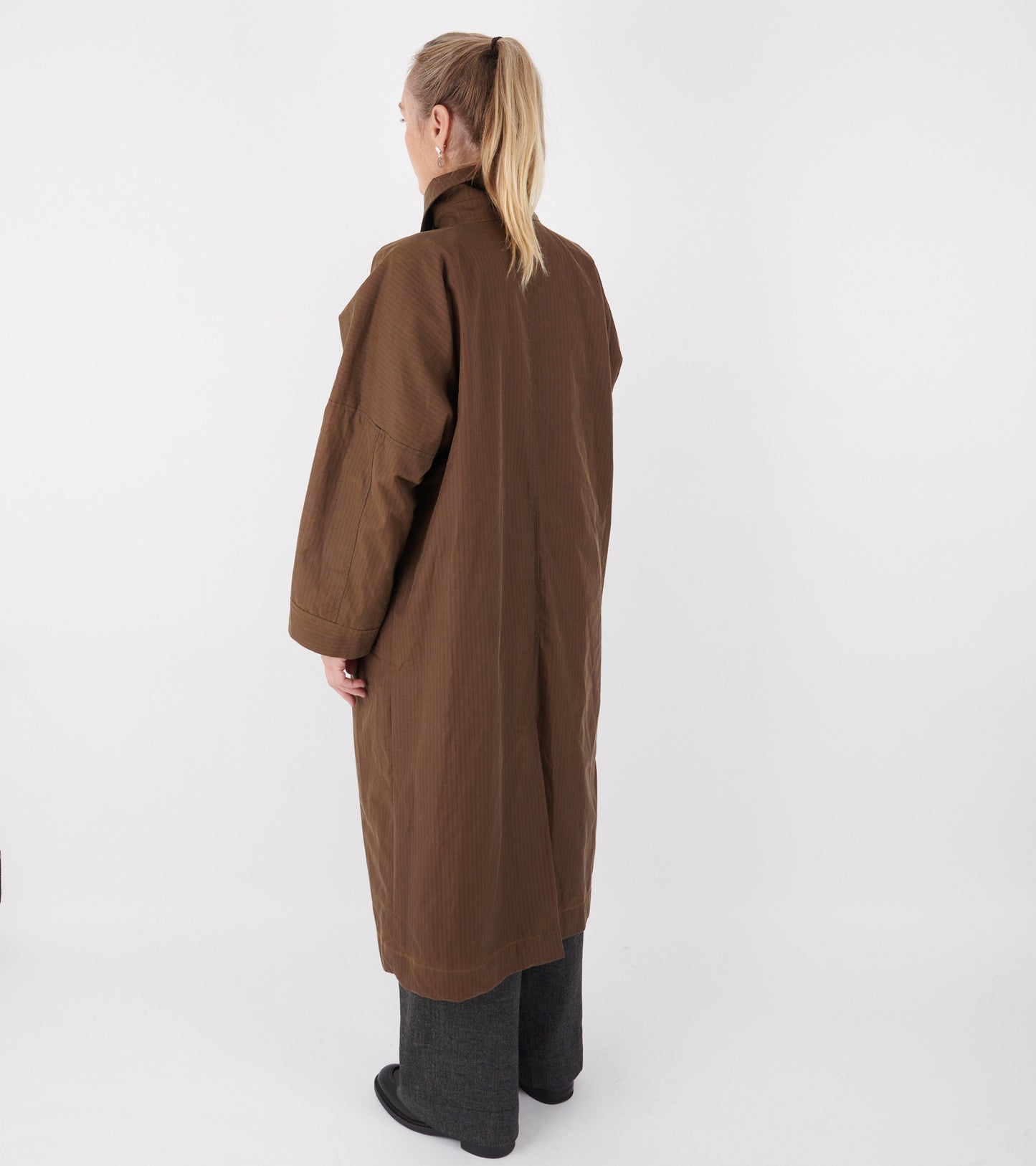 Jay Coat Oilskin Ripstop Silkwax Bark