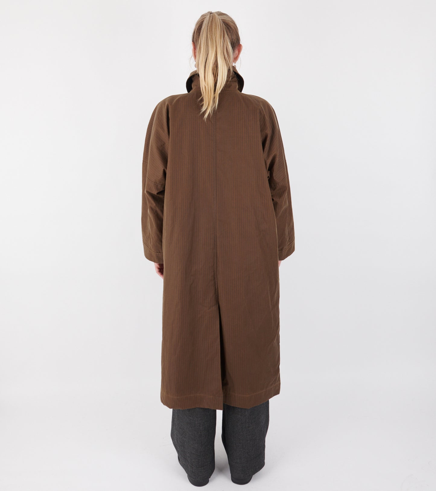 Jay Coat Oilskin Ripstop Silkwax Bark