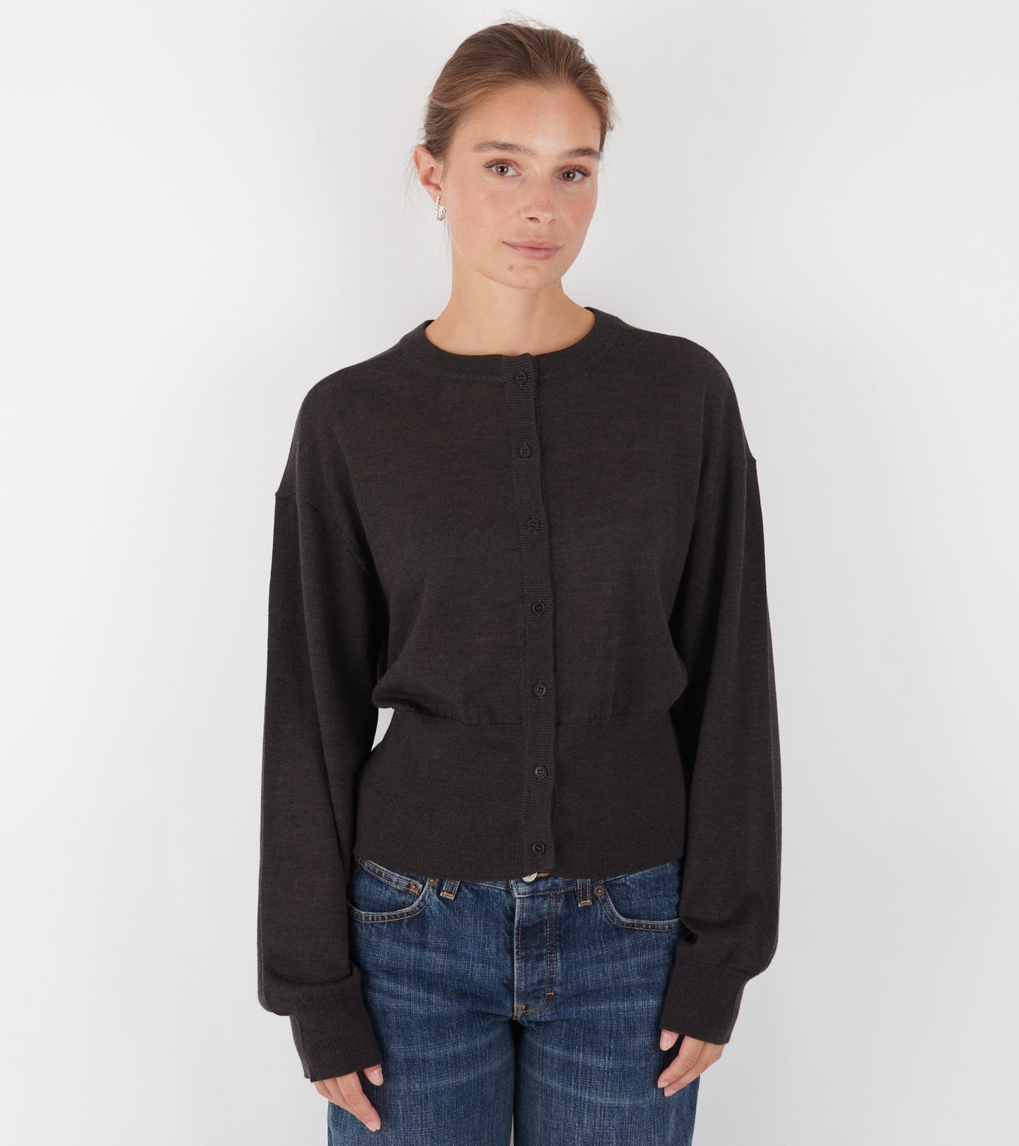 Amara Cardigan Dark Brown